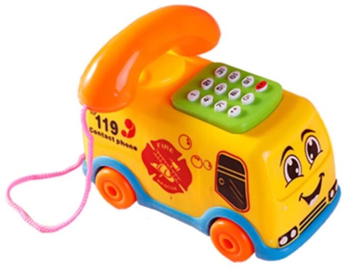 Children Lifelike Telephone Educational Set Toys for Over 1 Year Old Kids Keyboard Set Improve Intelligence Toys Random Color - Image 1