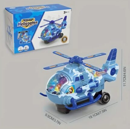 Electric Universal Airplane With Light And Music Helicopter Model, Electric Holiday Toy