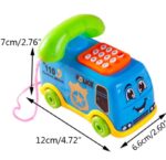 Children Lifelike Telephone Educational Set Toys for Over 1 Year Old Kids Keyboard Set Improve Intelligence Toys Random Color - Image 2