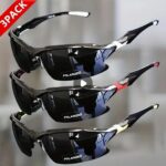 3 High Performance Polarized Sunglasses Set - UV Protection, Windproof, Anti-glare - Ideal For Biking, Baseball, Running, Fishing, Golf And Driving, A Set Of Essentials For Travel