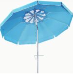 Portable Beach Umbrella Suitable for Sand: 6.6 Feet Outdoor Umbrella, with Anchor Heavy Duty and Adjustable Tilt Rod-UV 50 Windproof Beach Umbrella, with Portable Bag - Image 3
