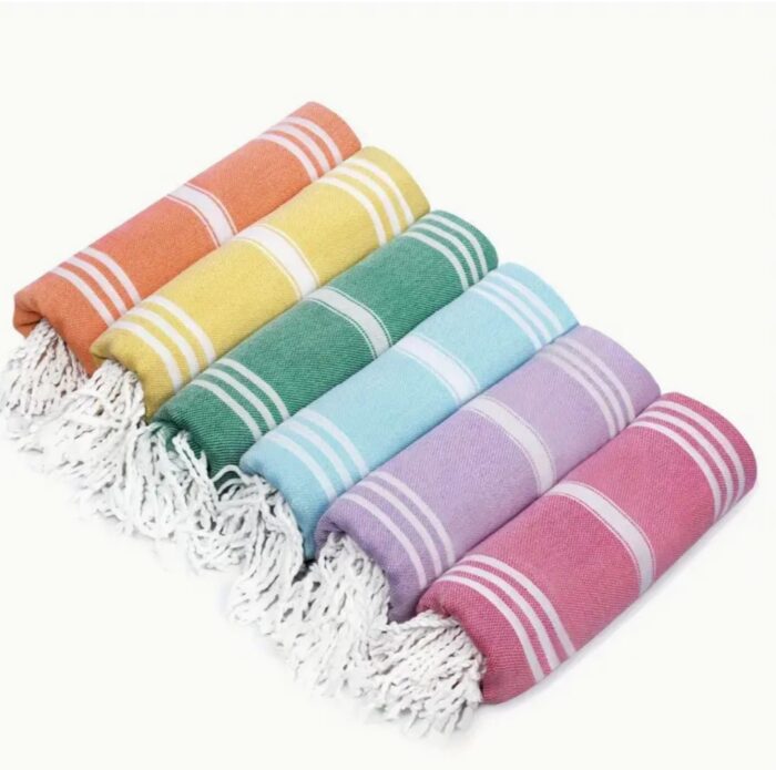 6 Turkish Bath Towels100% Turkish Cotton Beach Towel Oversized71x39 Absorbent Turkish Towel Quick-DryBeach Towels Sandproof Beach Blanket TravelTowels - Image 1