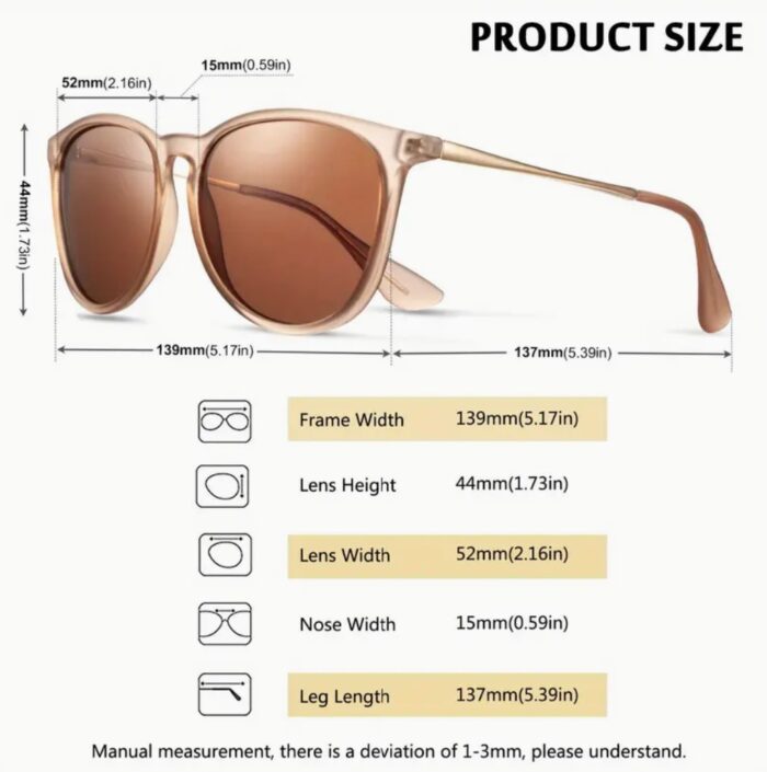 3 Pairs of Stylish Women's Polarized Sunglasses - Fashion Accessories for Driving, Outdoor Sports, and Everyday Wear - Image 2