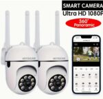 2pack Wireless 1080p HD Indoor/Outdoor Security Camera, Wireless 1080p HD Security Camera With Color Night Vision