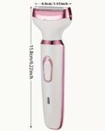 4-in-1 Silky-Smooth Electric Shaver for Women - Wet/Dry, USB Rechargeable & Portable for Full Body Use