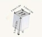 2-Pack Fast Charger Kit - Dual Port USB Wall Charger with 10FT Long Lightning Cable Cord, Double Adapter Plug Block for iPhone 14/13/12/11 Pro Max XS XR X 8 7 6 - Image 2