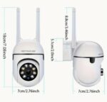 2pack Wireless 1080p HD Indoor/Outdoor Security Camera, Wireless 1080p HD Security Camera With Color Night Vision - Image 2
