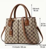 Luxury Fashion Tote Bag - Spacious Interior, Top Handle, Shoulder Strap, Stylish Satchel Design - Image 2