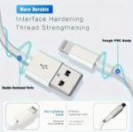 10pcs, Phone Charging Cable USB Interface, Data Cable Fast Charging Cable Charger Compatible With IPhone 14, 13, 12, 11 XS XR X Pro Max Mini 8, 7, 6S - Image 3
