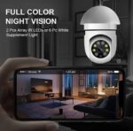 Wireless 2.4GHz Safety Camera - Color Night Vision, High-Definition Video, Indoor/Outdoor, Pan/Tilt/Zoom, Bidirectional Audio, Motion Tracking - Image 4