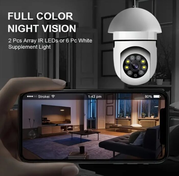 Wireless 2.4GHz Safety Camera - Color Night Vision, High-Definition Video, Indoor/Outdoor, Pan/Tilt/Zoom, Bidirectional Audio, Motion Tracking - Image 4