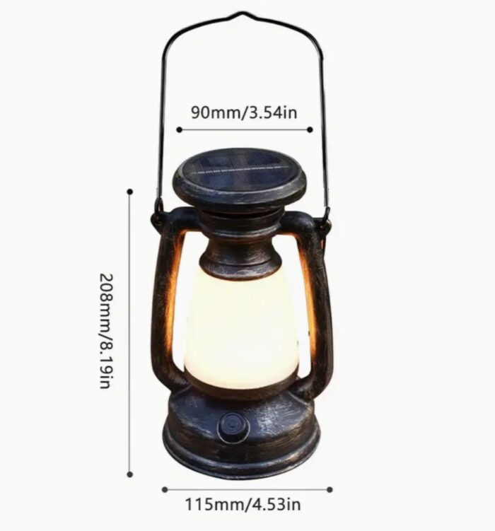 1pc Super-Bright Rechargeable LED Lantern - Portable & Durable, Perfect for Outdoor Camping & Indoor Decor, High-Output Lighting - Image 2