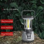 Portable 3D Rechargeable Camping Lantern LED Camping Lantern with Rubber Base, 6000 Lumens with 4 Ultra-Bright Modes, Great for Emergency Survival Kits - Image 4