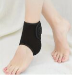 USB Powered Heated Ankle and Foot Support Brace - Polyester Whole Body Massager for Fatigue Relief, Multipurpose Heel Protector - Temperature Controlled