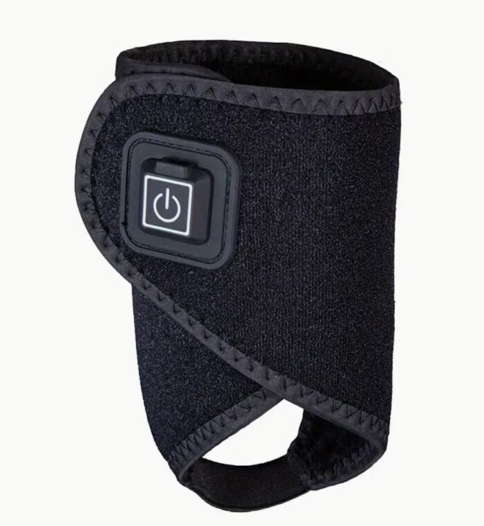 USB Powered Heated Ankle and Foot Support Brace - Polyester Whole Body Massager for Fatigue Relief, Multipurpose Heel Protector - Temperature Controlled - Image 2