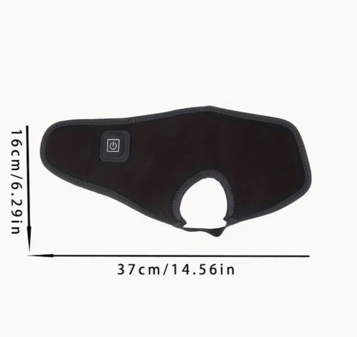 USB Powered Heated Ankle and Foot Support Brace - Polyester Whole Body Massager for Fatigue Relief, Multipurpose Heel Protector - Temperature Controlled - Image 3