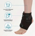 2 PCS Premium Adjustable Ankle Compression Wrap - Provides Foot Tendon Support, Anti-Sprain Recovery, and Stability for Sports Enthusiasts - Image 3