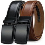 DOOPAI Mens Leather Belt Multiple Colors Automatic Available Belts Leisure Fashion Ratchet Belts for Men Pants Waistband - Image 2